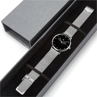Image 5 of "The Premier III" Ultra-thin Stainless Steel Quartz Watch