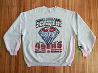 Image 2 of Starter x San Francisco 49ers SB XXIX Crewneck Sweatshirt sz XL