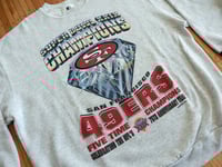 Image 1 of Starter x San Francisco 49ers SB XXIX Crewneck Sweatshirt sz XL