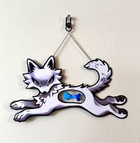 Image 2 of wolf wall hanging ornaments