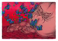 Image 2 of BUTTERFLIES IN MY STOMACH / high quality print