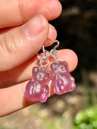 Image 1 of Sour Gummy Bear Earrings 002