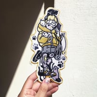 Image 1 of Cat lover iron-on patch