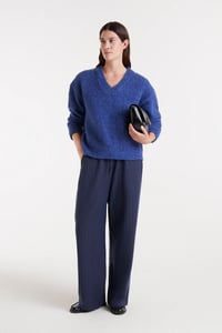 Image 4 of PANTALÓN RAYA DIPLOMÁTICA AZUL