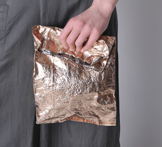 Image of The Metallic Foil Lunch Bag Purses (2 Sizes)