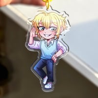 Image 2 of 【 HIRANO & KAGIURA 】Hirano & Kagiura Keychain Accessory (3", Epoxy Covered)