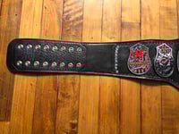 Image 3 of F Logo All Nickel Smoking Skull 4mm Zinc SD