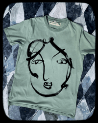 Image 1 of belle (stone wash sage)