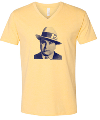 Image 1 of Limited Edition - Michigan "Al Capone" v-neck t-shirt - Large Face