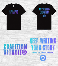 The Coalition Detroit SPM T-Shirt Supporting Six Feet Over