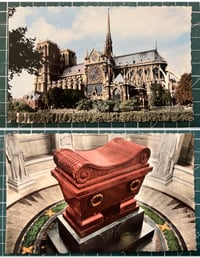 Image 5 of Carnet ancien 10 cartes postales originales Souvenir de Paris années 50 – couleurs, non écrites