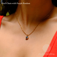 Image 2 of Chains with Sparkly Pendants (various) (ready to ship)