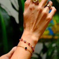Image 2 of Eye Chain Bracelet (ready to ship)