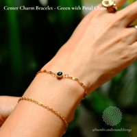 Image 4 of Sparkly Center Charm Bracelets (various) (ready to ship)