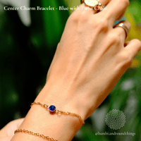 Image 3 of Sparkly Center Charm Bracelets (various) (ready to ship)