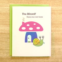 Image 1 of Snail Housewarming Card