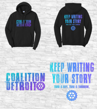 The Coalition Detroit SPM Hoodie Supporting Six Feet Over