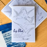 Image 1 of Big Blue Coloring Book Zine