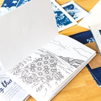 Image 3 of Big Blue Coloring Book Zine