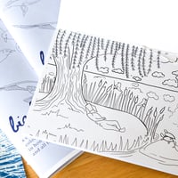 Image 4 of Big Blue Coloring Book Zine