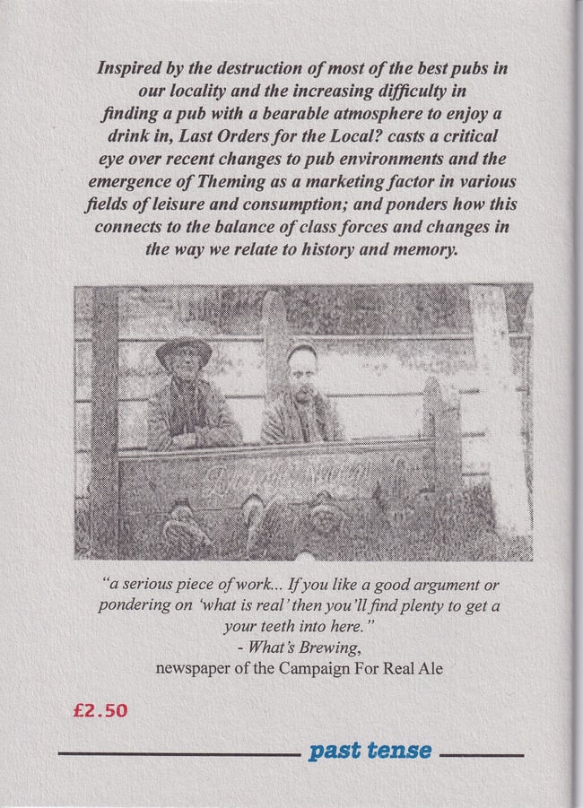 Last Orders for the Local