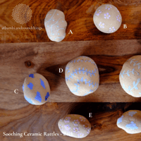 Image 3 of Soothing Ceramic Rattles (various) (ready to ship)