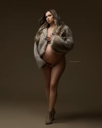Image 2 of Faux fur coat