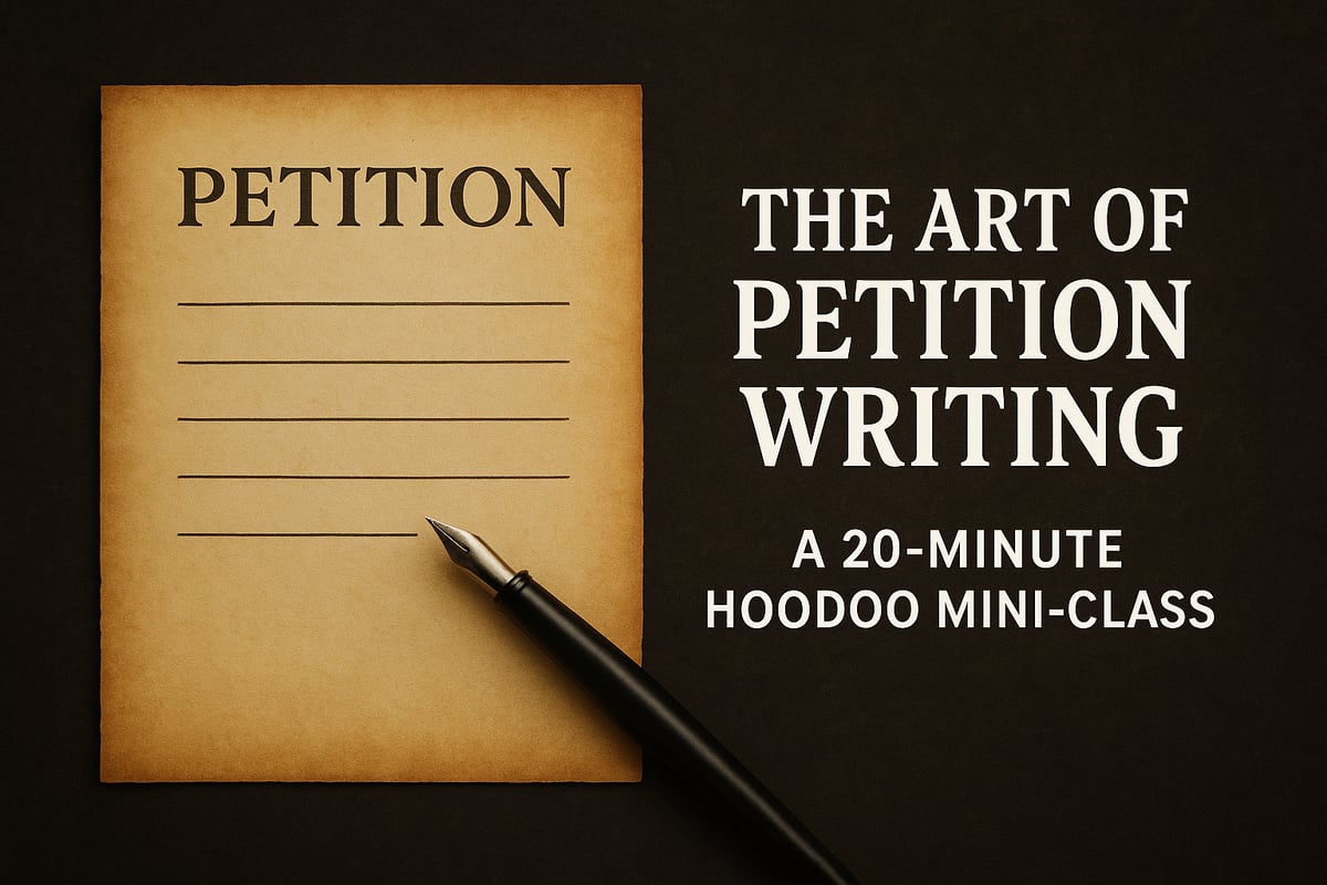 Image of The Art of Petition Writing in Hoodoo (English version)