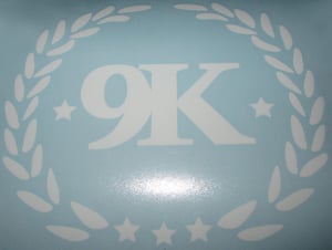 Image of White 9K Reef Decal