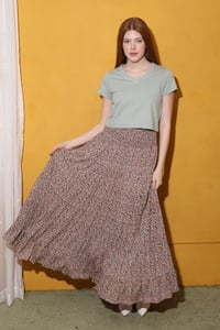 Image 1 of Cottage Ditsy Maxi Skirt 