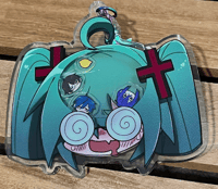 Image 2 of Rotten Girl Miku Shaker Keychain