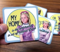 Image 3 of Set of 4 "Nellie Oleson" Coasters