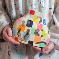 Image 1 of VASE WITH NOT PURPOSE - CHECKERS