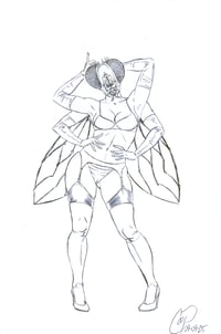 FLY GIRL Original sketch