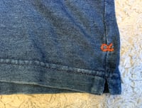 Image 5 of 45rpm indigo dyed cotton polo shirt, size 4 (fits M)