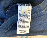 Image 7 of 45rpm indigo dyed cotton polo shirt, size 4 (fits M)
