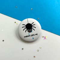 Sad Spider Pin 