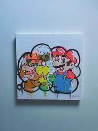 Image 1 of clouds | 24 x 24 original painting