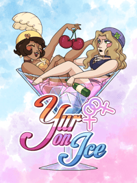 Image 2 of LesBruAbba prints, stickers, and buttons, logo pride flags