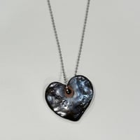 mirror heart pendant necklace #2