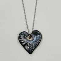 mirror heart pendant necklace #3