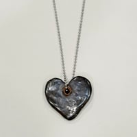 mirror heart pendant necklace #4