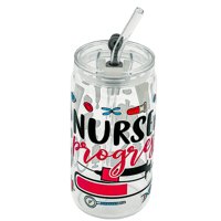 Image 2 of Nurse In Progress Glass Tumbler