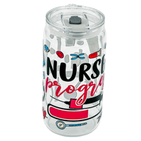 Image 1 of Nurse In Progress Glass Tumbler