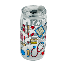 Image 3 of Nurse In Progress Glass Tumbler