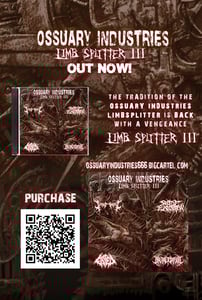 Image of OSSUARY INDUSTRIES - LIMBSPLITTER III CD 2025