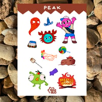 peak sticker sheet