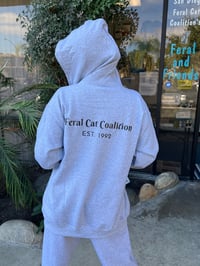 Image 4 of Kitten Wrangler Zip Up and Sweat Pants SET!