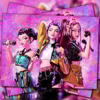 Image 1 of Huntr/x Girls | KPop Demon Hunters Painting