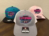 Image 1 of EBGD Snap Back Trucker Cap w/ Nightime Logo Patch 